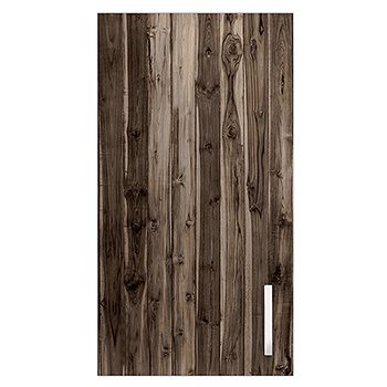 Dark Brown Wood-grained Cabinet