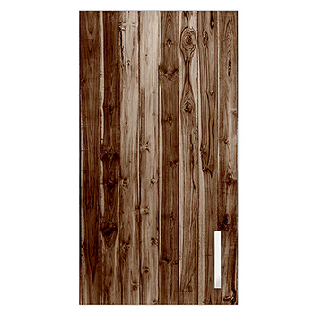 Brown Wood-grained Cabinet