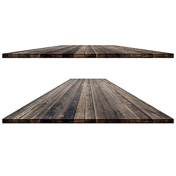 Dark Brown Wood-grained Countertop